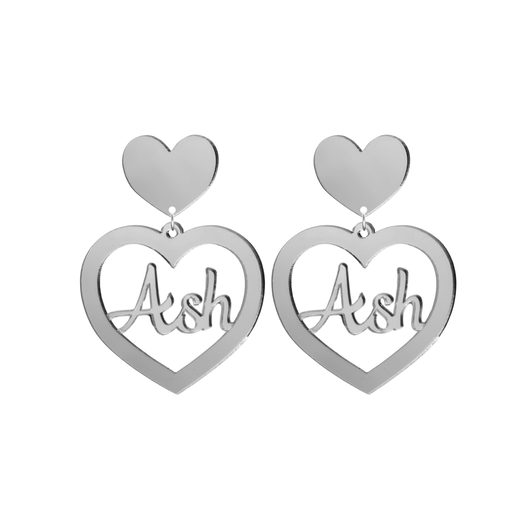 Haus of Dizzy 3D Custom Heart Earrings