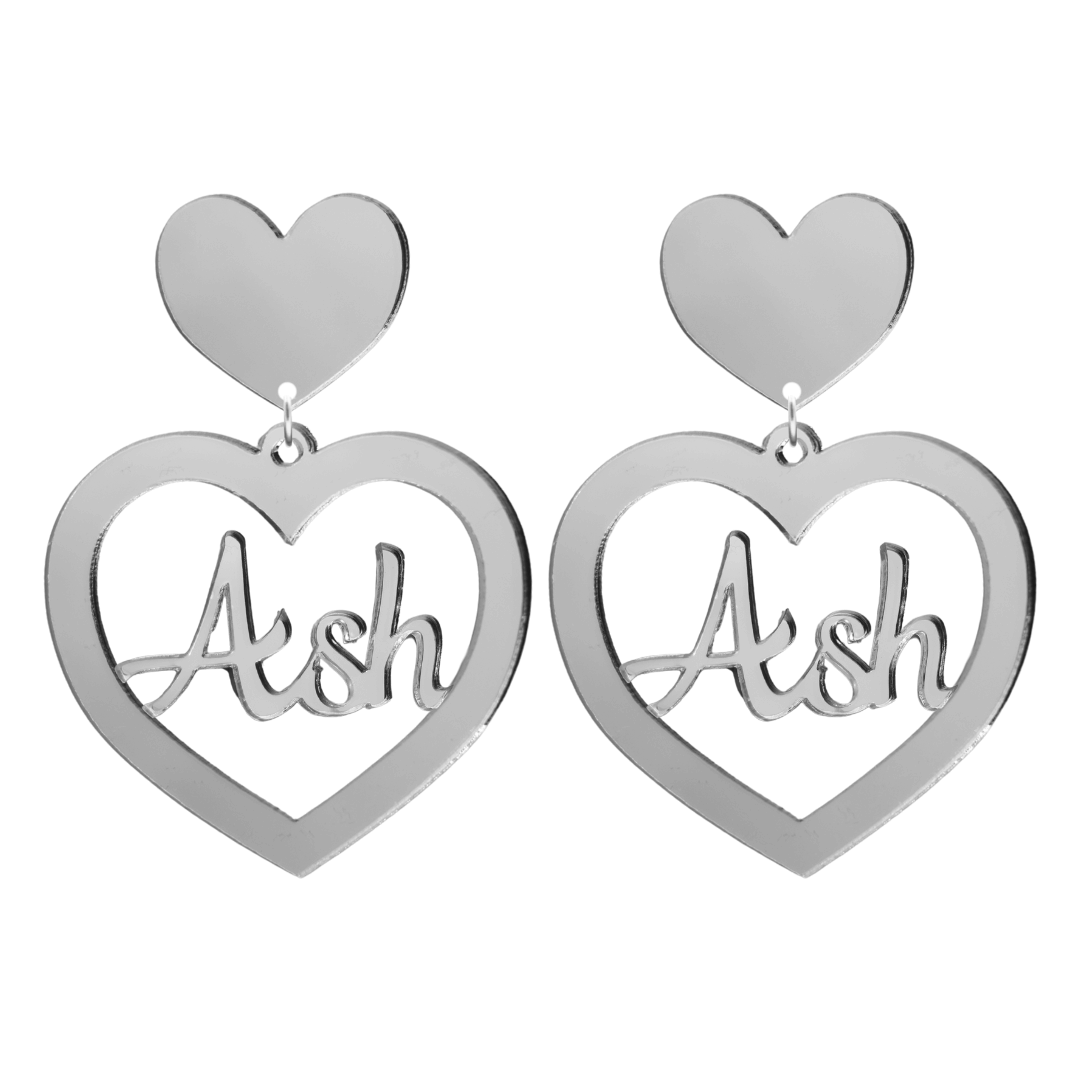 Haus of Dizzy 3D Custom Heart Earrings
