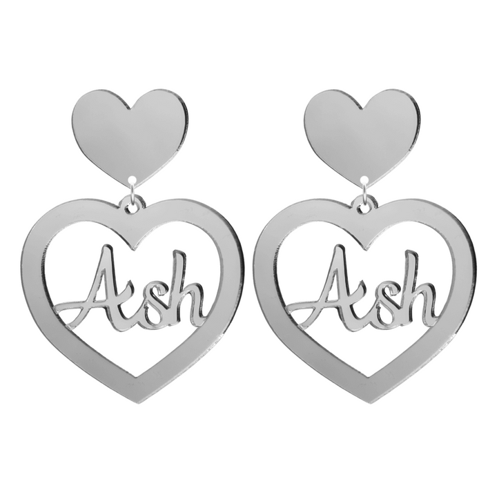 Haus of Dizzy 3D Custom Heart Earrings
