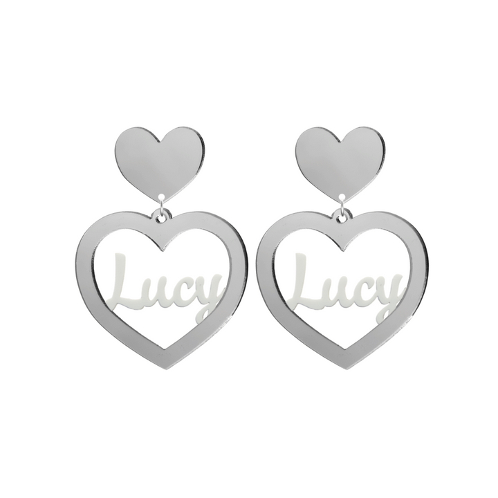 Haus of Dizzy 3D Custom Heart Earrings