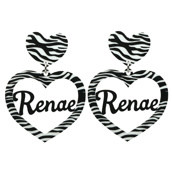Haus of Dizzy 3D Custom Heart Earrings