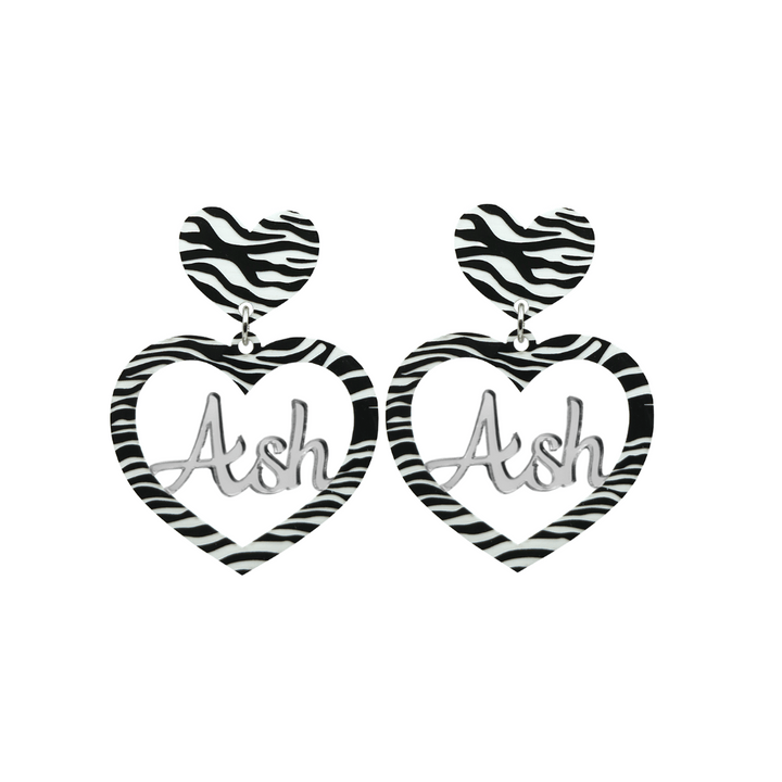 Haus of Dizzy 3D Custom Heart Earrings
