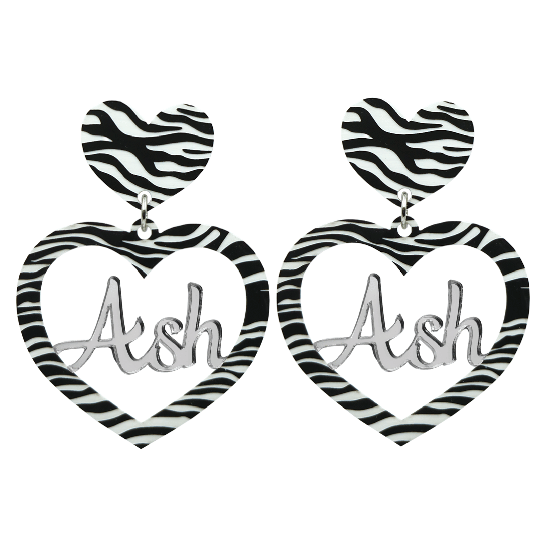 Haus of Dizzy 3D Custom Heart Earrings