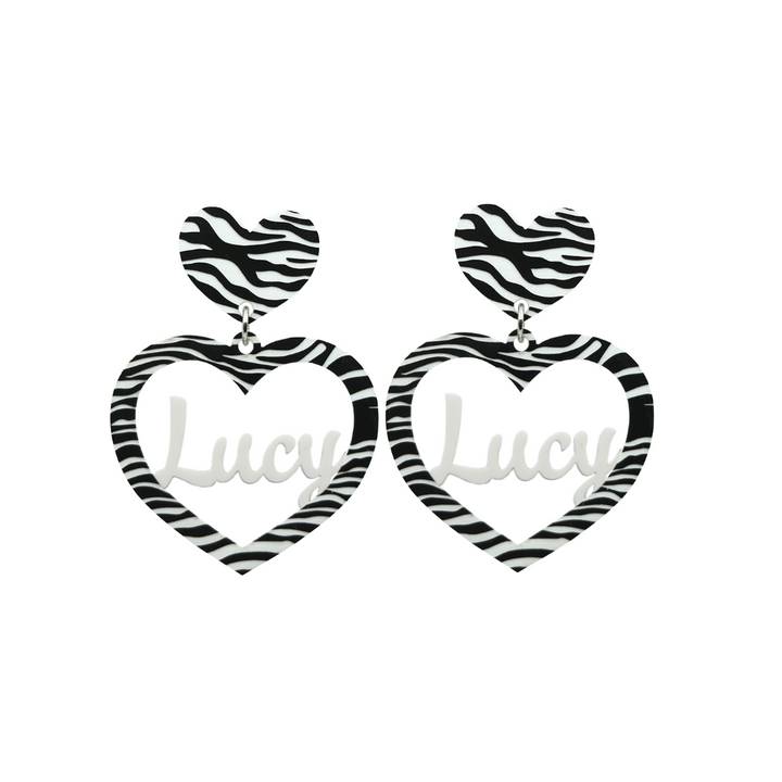 Haus of Dizzy 3D Custom Heart Earrings
