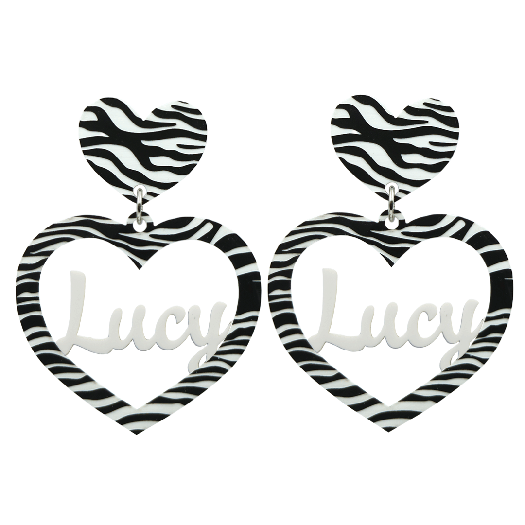 Haus of Dizzy 3D Custom Heart Earrings