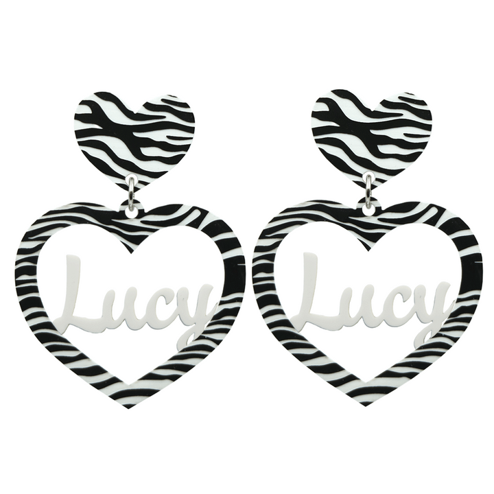Haus of Dizzy 3D Custom Heart Earrings