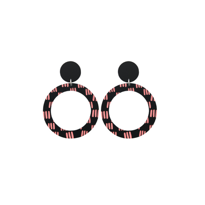 Haus of Dizzy Blak Collection – 'Markings' Hoop Earrings