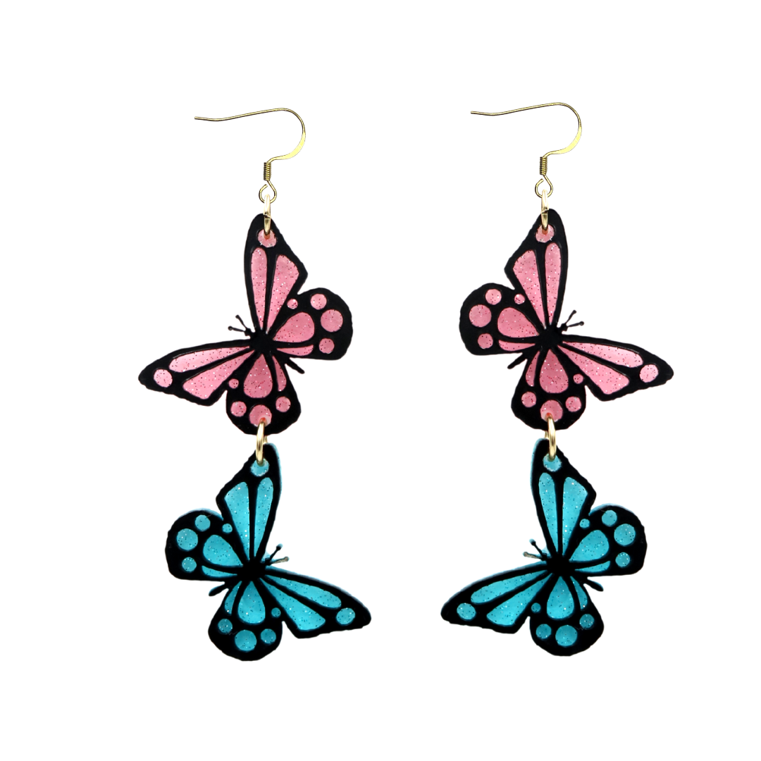 Haus of Dizzy Double 'Beautiful Budya Budya' Earrings