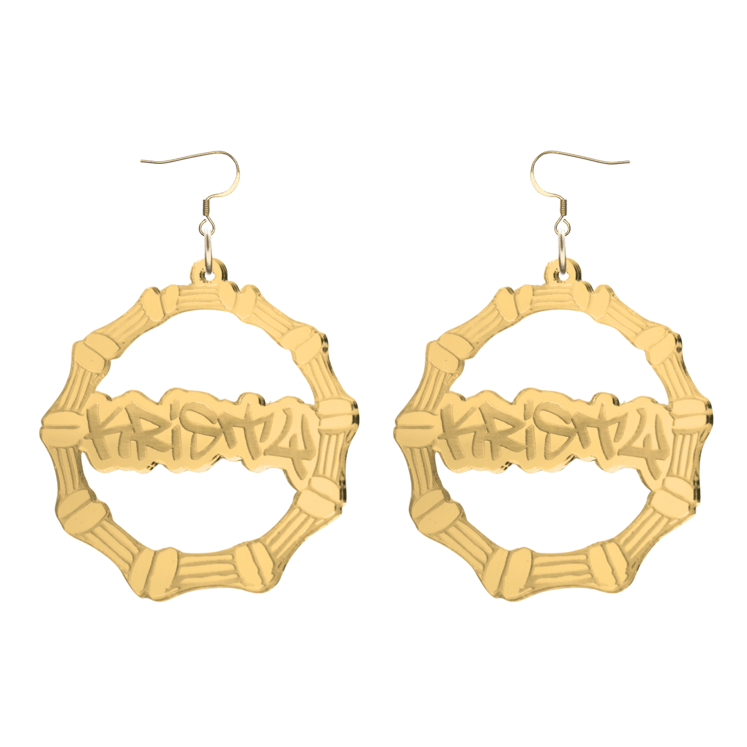 Haus of Dizzy Custom Bamboo Earrings