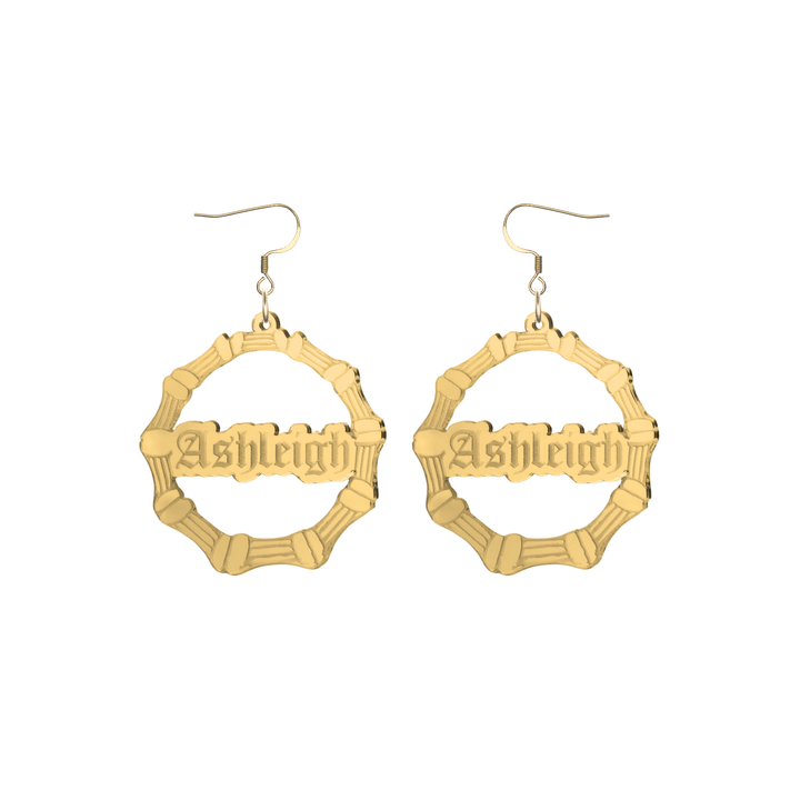 Haus of Dizzy Custom Bamboo Earrings