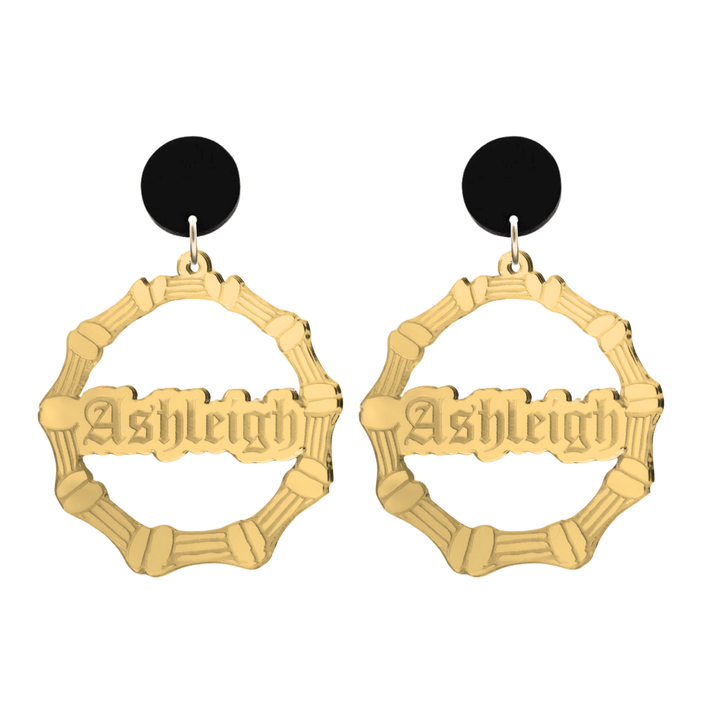 Haus of Dizzy Custom Bamboo Earrings