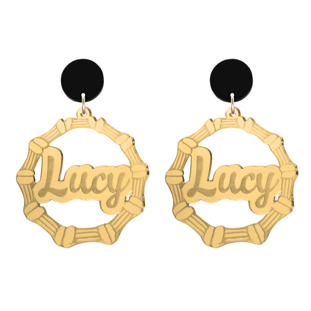 Haus of Dizzy Custom Bamboo Earrings
