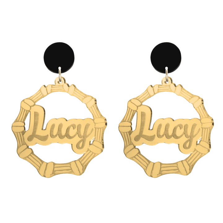 Haus of Dizzy Custom Bamboo Earrings