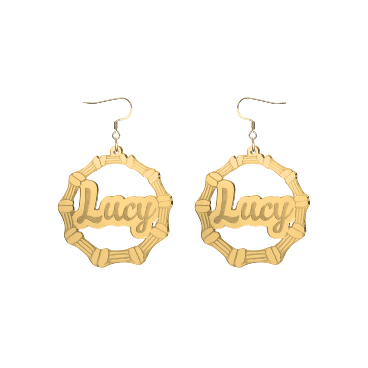 Haus of Dizzy Custom Bamboo Earrings