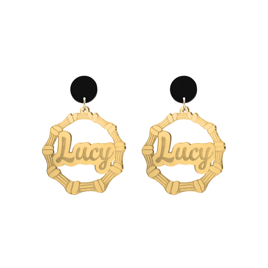 Haus of Dizzy Custom Bamboo Earrings