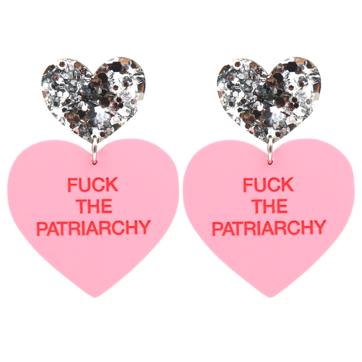 Haus of Dizzy 'Gentle Reminder' Candy Heart Earrings