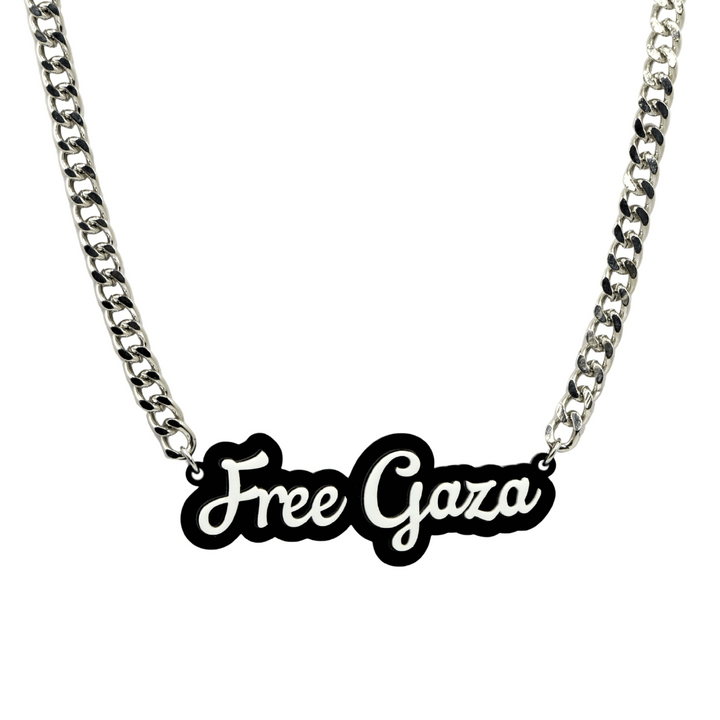 Haus of Dizzy 'Free Gaza' 3D Necklace