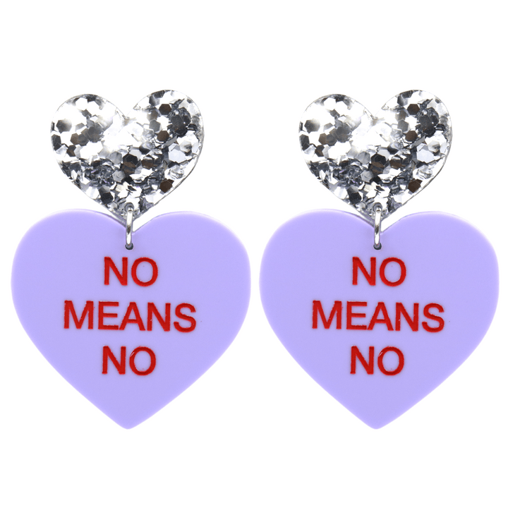 Haus of Dizzy 'Gentle Reminder' Candy Heart Earrings