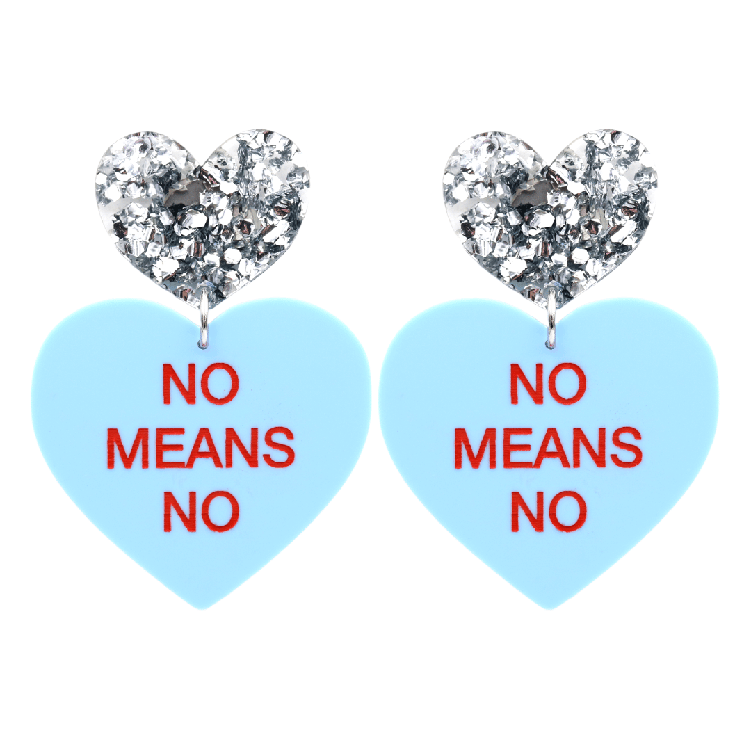 Haus of Dizzy 'Gentle Reminder' Candy Heart Earrings