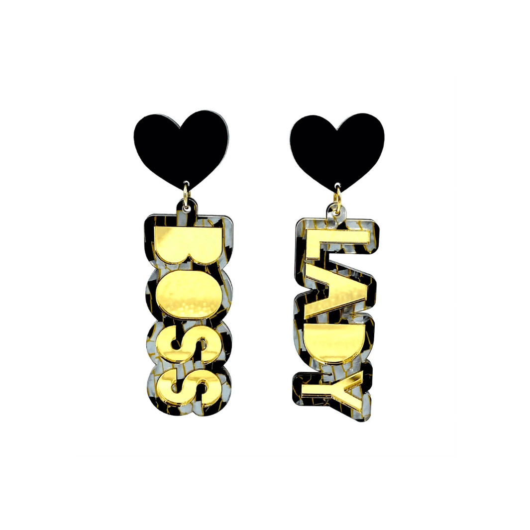 Haus of Dizzy 'Boss Lady' Stacked Earrings