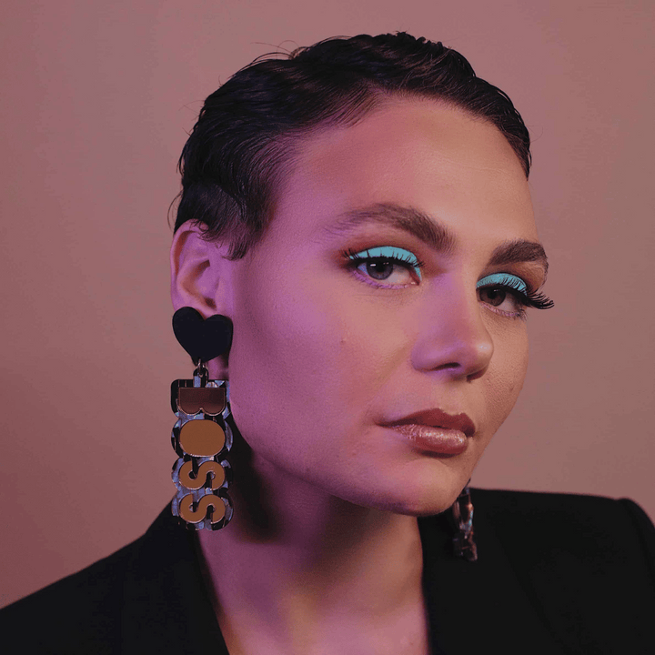 Haus of Dizzy 'Boss Lady' Stacked Earrings