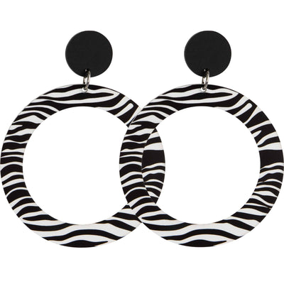 Haus-of-Dizzy-Zebra-Print-Earrings