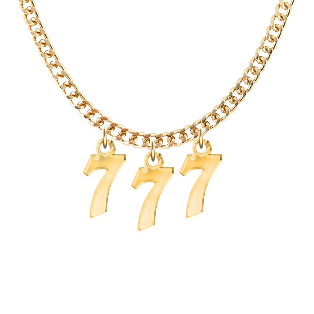Haus Of Dizzy Custom 'Angel Number' Choker Chain Necklace
