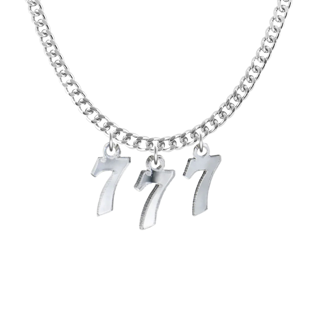 Haus Of Dizzy Custom 'Angel Number' Choker Chain Necklace