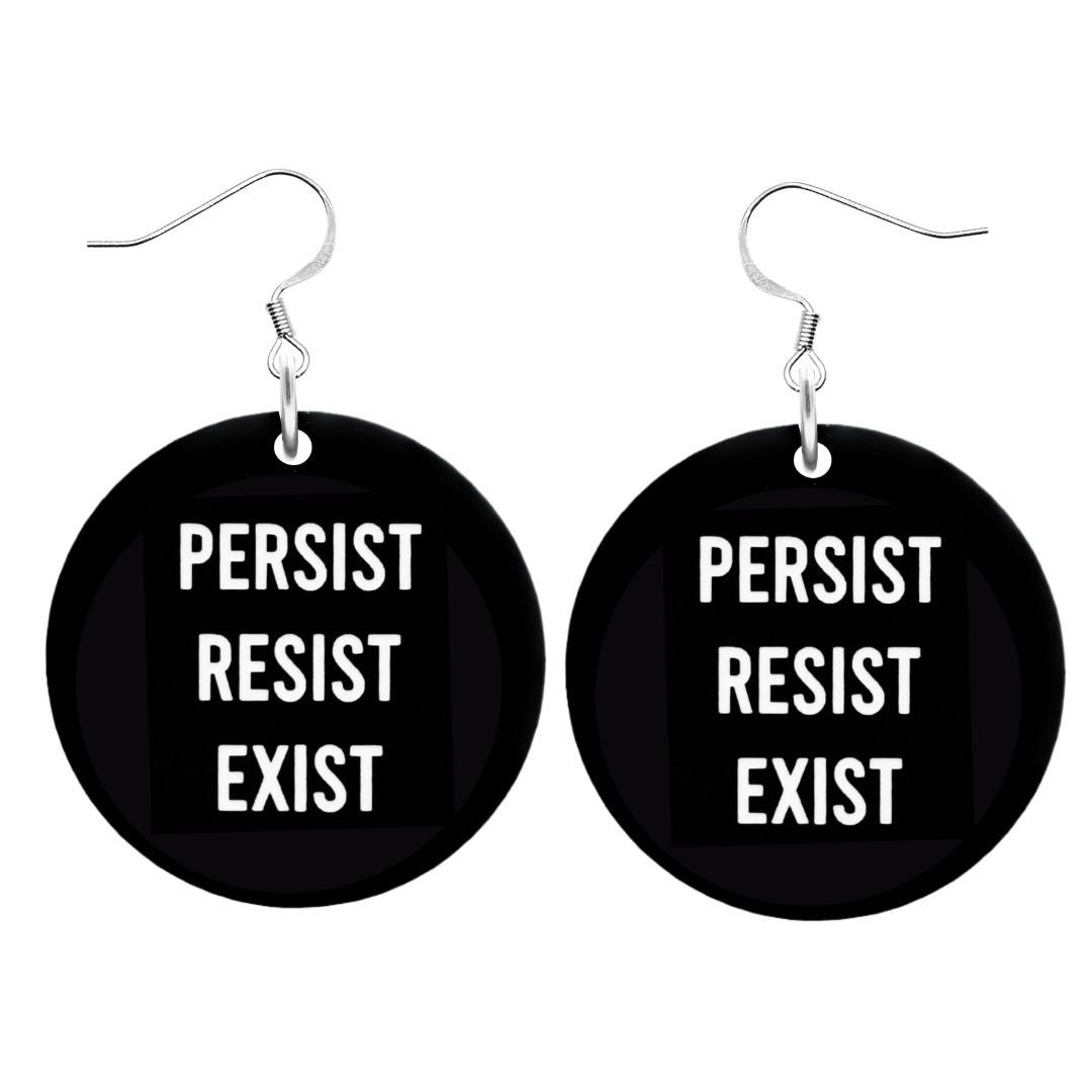 Haus of Dizzy 'Persist, Resist, Exist' Earrings