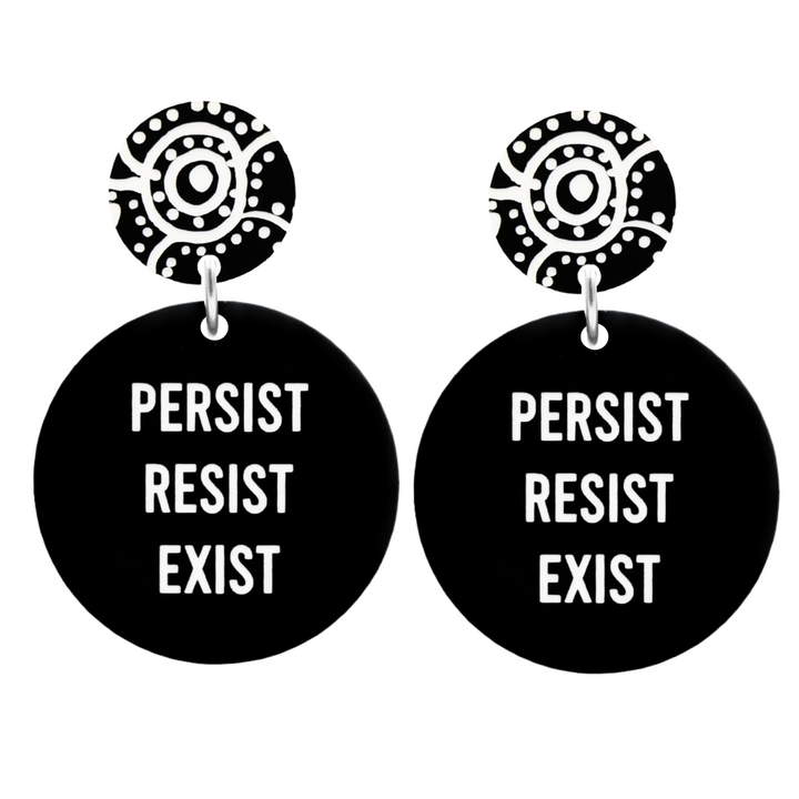 Haus of Dizzy 'Persist, Resist, Exist' Earrings