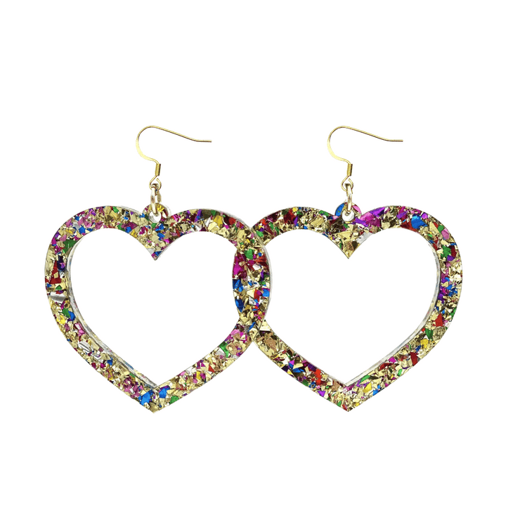 Haus of Dizzy 'Aladdin' Barbie Heart Earrings