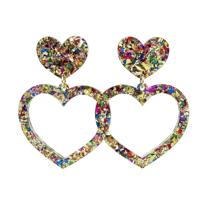 Haus of Dizzy 'Aladdin' Barbie Heart Earrings