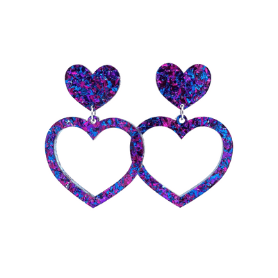 Haus of Dizzy 'Aladdin' Barbie Heart Earrings