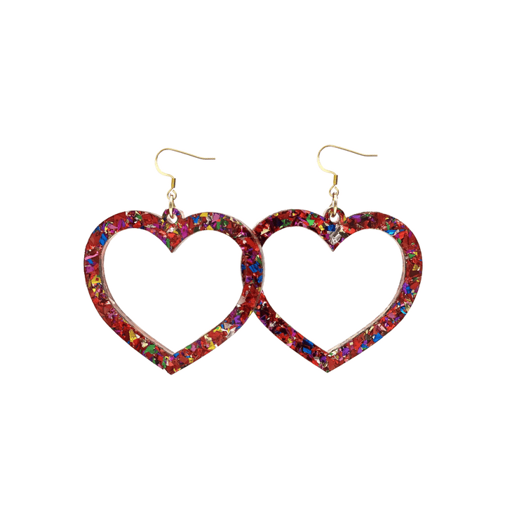 Haus of Dizzy 'Aladdin' Barbie Heart Earrings