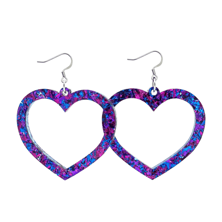 Haus of Dizzy 'Aladdin' Barbie Heart Earrings