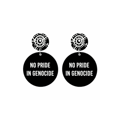 Haus of Dizzy 'No Pride in Genocide' Earrings