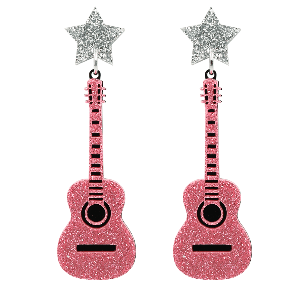 Haus of Dizzy 'Superstar Guitar' Earrings