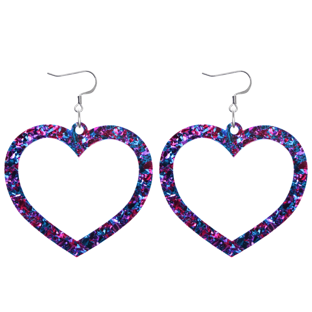 Haus of Dizzy 'Aladdin' Barbie Heart Earrings