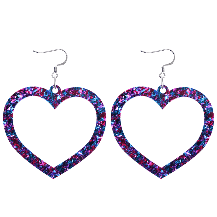 Haus of Dizzy 'Aladdin' Barbie Heart Earrings