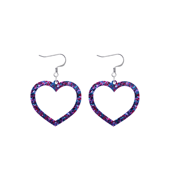 Haus of Dizzy 'Aladdin' Barbie Heart Earrings