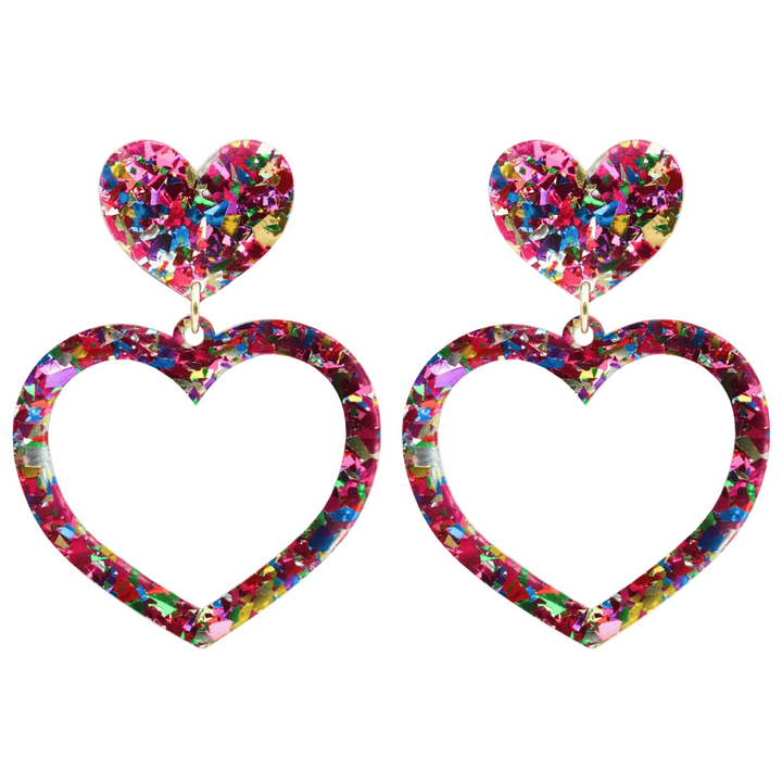 Haus of Dizzy 'Aladdin' Barbie Heart Earrings