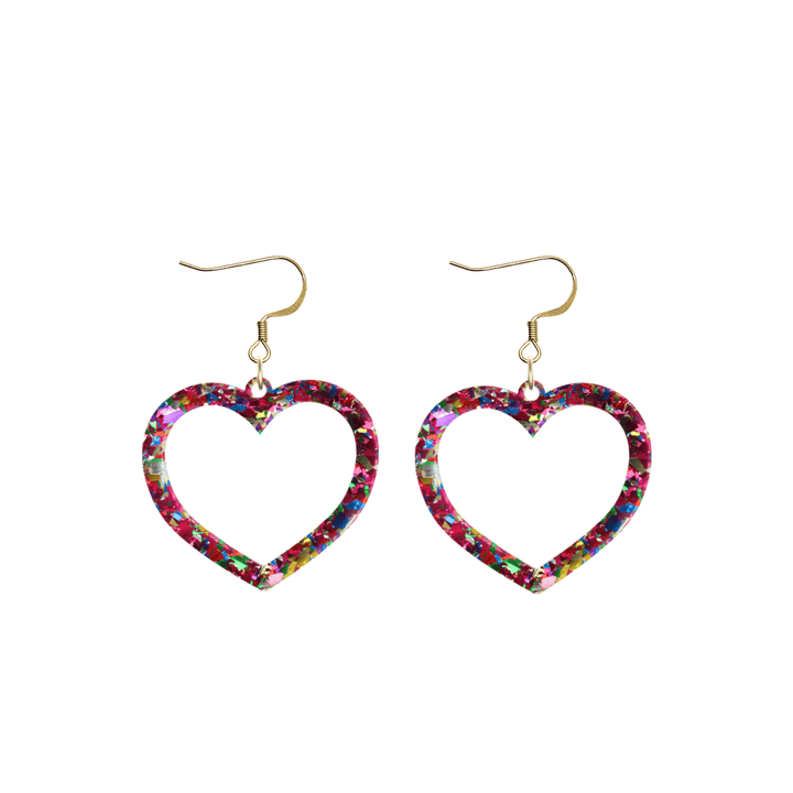 Haus of Dizzy 'Aladdin' Barbie Heart Earrings