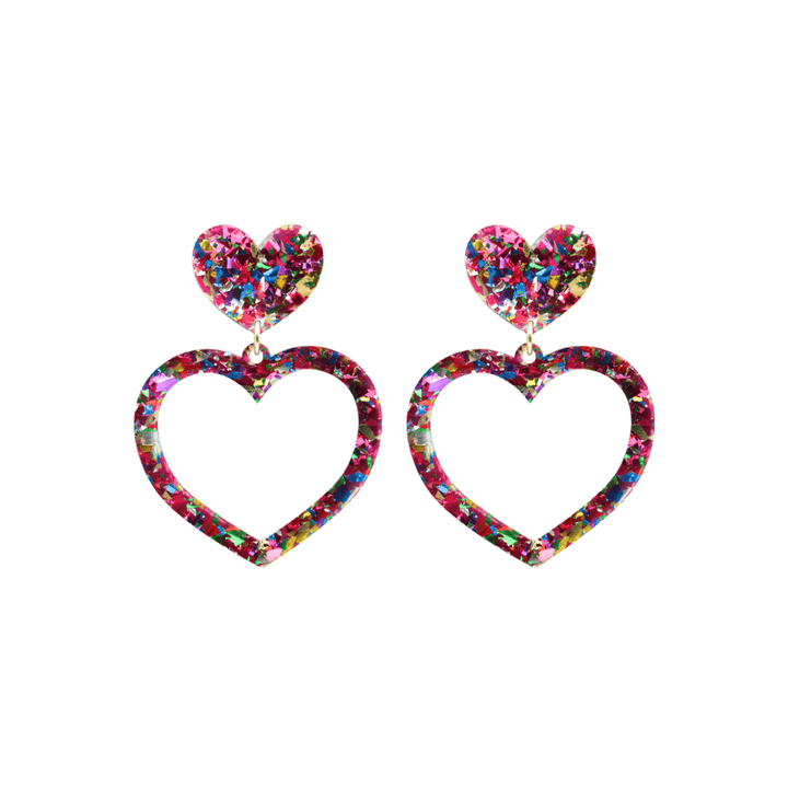 Haus of Dizzy 'Aladdin' Barbie Heart Earrings