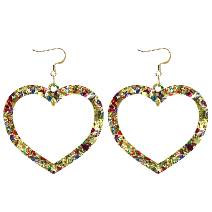Haus of Dizzy 'Aladdin' Barbie Heart Earrings