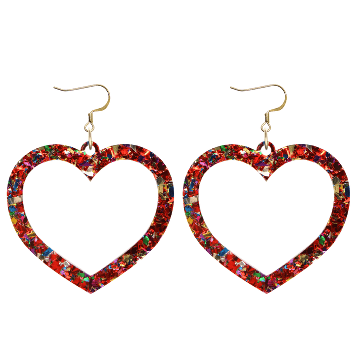 Haus of Dizzy 'Aladdin' Barbie Heart Earrings