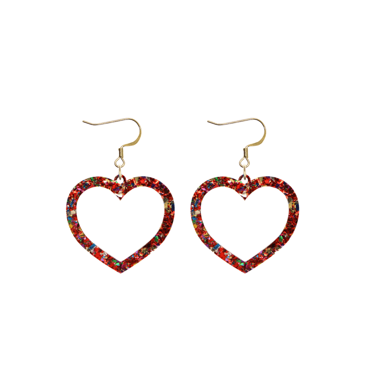 Haus of Dizzy 'Aladdin' Barbie Heart Earrings