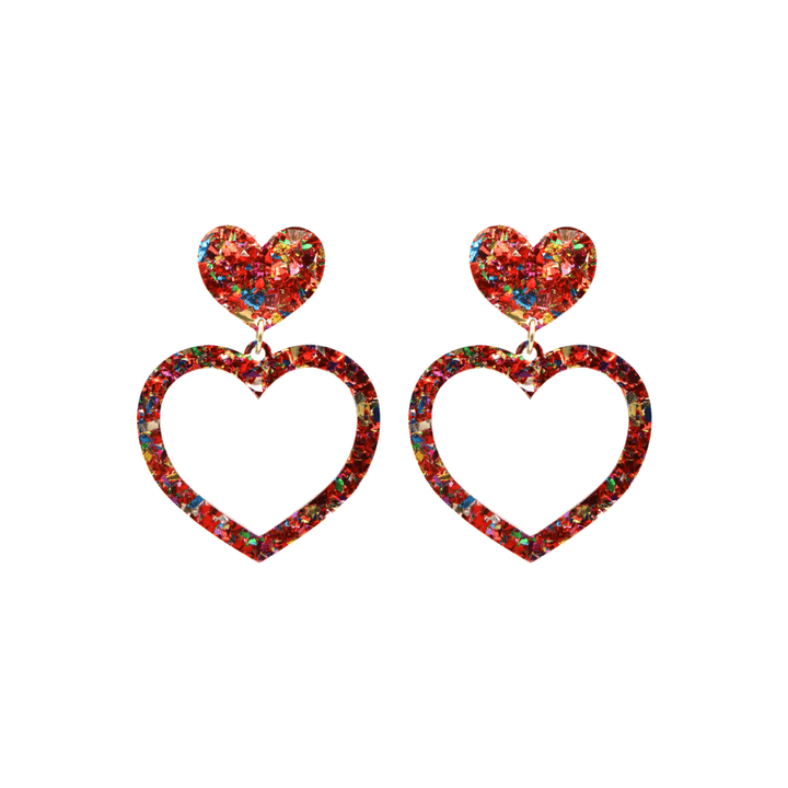 Haus of Dizzy 'Aladdin' Barbie Heart Earrings