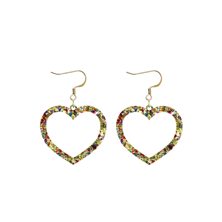 Haus of Dizzy 'Aladdin' Barbie Heart Earrings