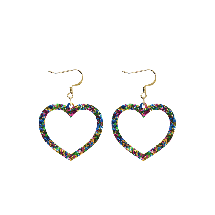Haus of Dizzy 'Aladdin' Barbie Heart Earrings