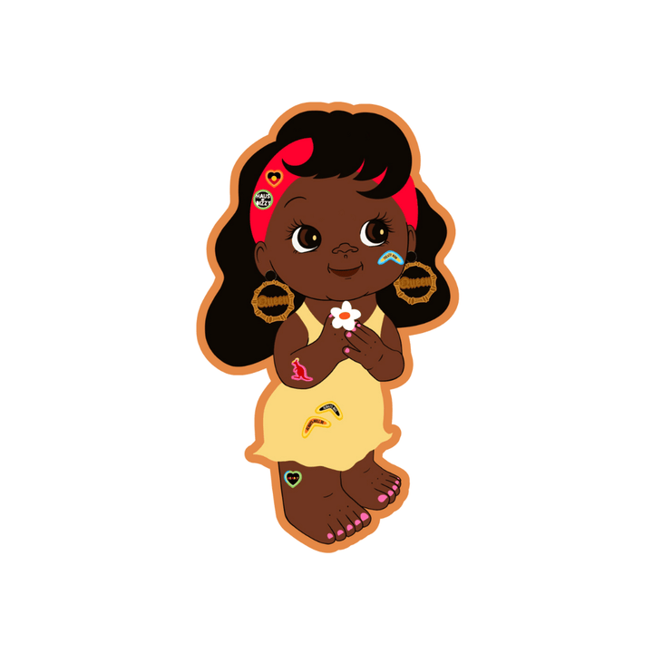 haus of dizzy dizzy chicks 'essie' sticker